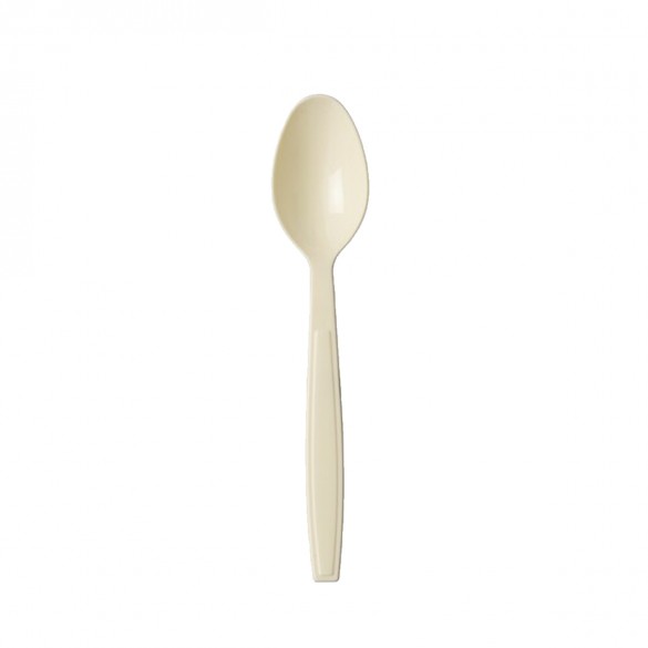 Strong Plastic Dessert Spoons x 100