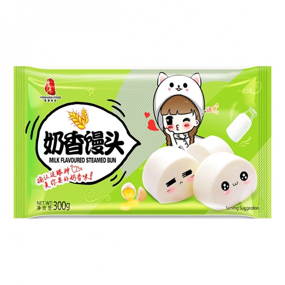 (pack)F/A Steam Chinese Bun(MILK)300g(2+1)