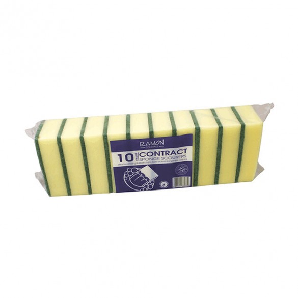 Ramon Value Yellow & Green Sponge x 10 (803.CT) 2+1