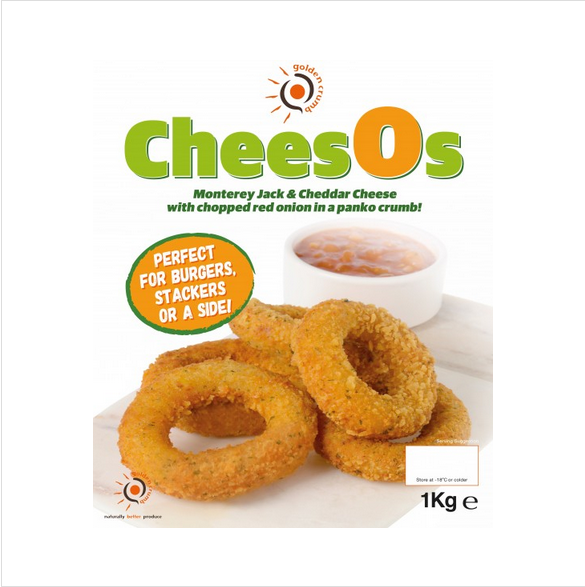 Goldencrumb Cheesos Breaded Rings x 1 kg