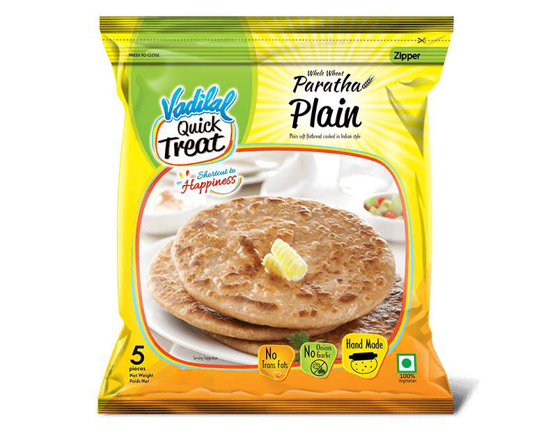BBE Vadilal Paratha Plain 80g