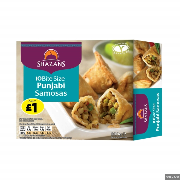BBE Shazans Punjabi Samosa x 200g (10 pieces) £1