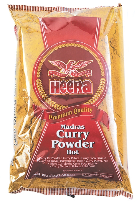 HEERA MADRAS CURRY POWDER - HOT x 400 GMS