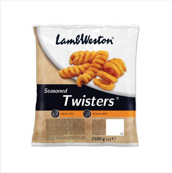 Seasoned Twisters Lambweston 2.5 kg