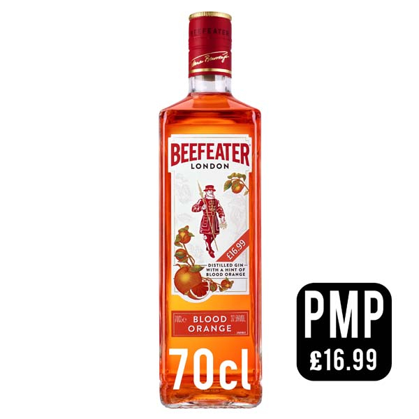 BEEFEATER BLOOD ORANGE PM  16.99 70CL
