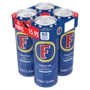 FOSTERS 4 PACK CAN PM  5.95 4.0% ABV 4x568ML