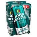 JOHN SMITHS EXTRA SMOOTH CAN  4.95 3.6% ABV 4 x 440ML
