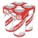 RED STRIPE CAN PM £5.50  4.7% ABV 4 x 440ML