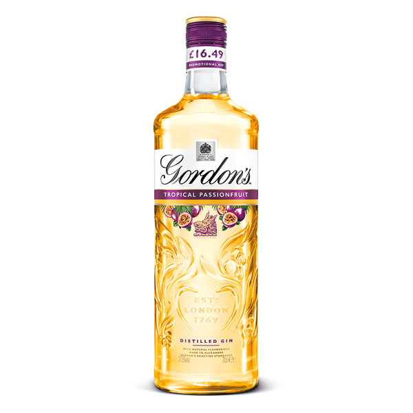 GORDONS TROPICAL PASSIONFRUIT PM  16.49 70CL
