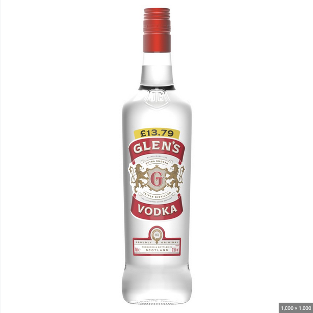 GLENS VODKA  PM  13.79 70CL