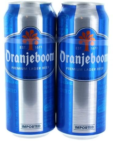ORANJEBOOM CAN PM £5.99 4 x 500ML