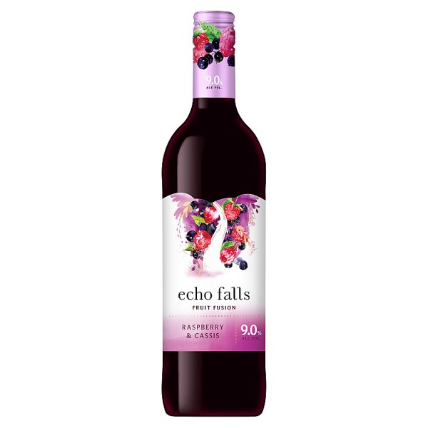 ECHO FALLS FRUITS RED RASPBERRY & CASSIS 75CL