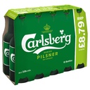 CARLSBERG BEER BOTTLES PM £8.79 10 x 330ML