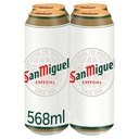 SAN MIGUEL BEER PINT CAN 4 x 568ML