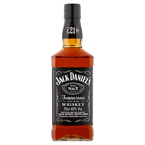 JACK DANIELS PM  21.99 70CL