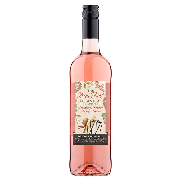THE STRAW HAT STRAWBERRY RHUBARB&ORANGE BLOSSOM 75CL