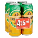 HOLSTEN PILS BEER CANS PM £5.99 4 x 500ML