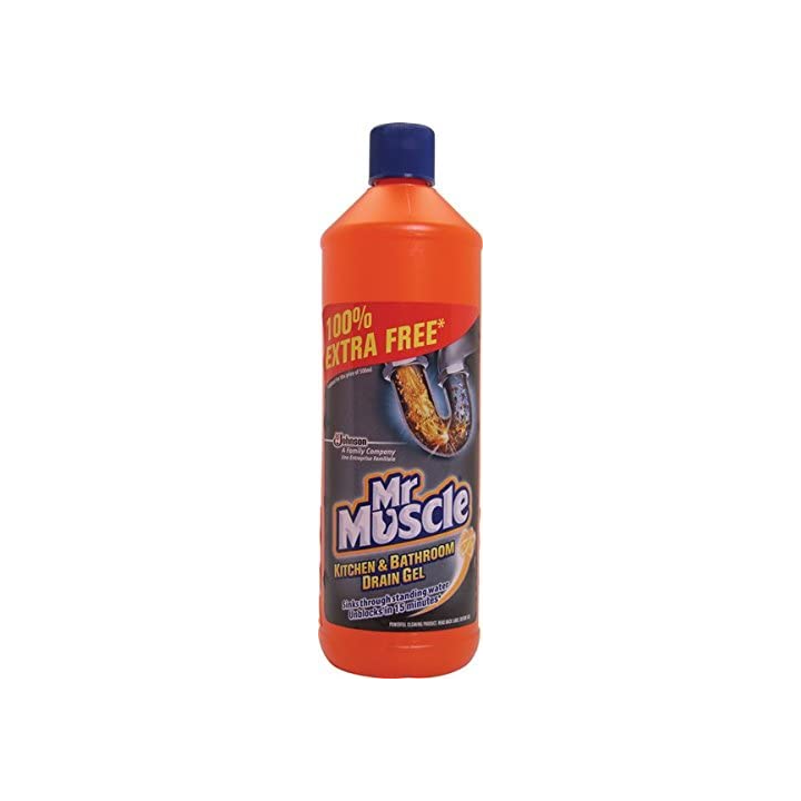 Mr Muscle Kitchen & Drain Gel+100% Extra 1000ml C&C