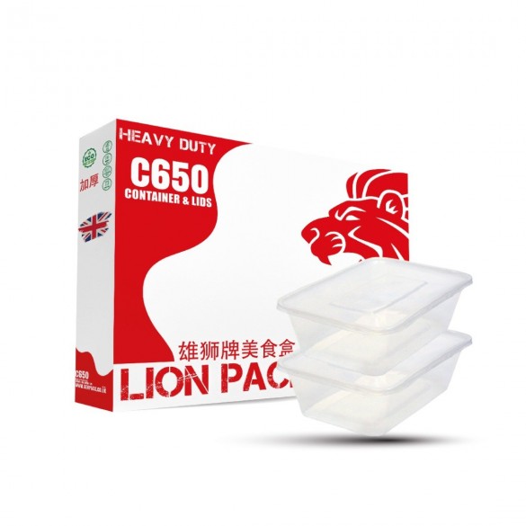 Sleeve Lion Pack C650 (Strong) + Lids x (50)