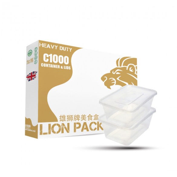 Sleeve Lion Pack C1000 (Strong) + Lids x (50)