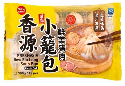 [ORP290] (pack)FA Raw Siu Long Soup Bun(Pork) 300g(1+1)