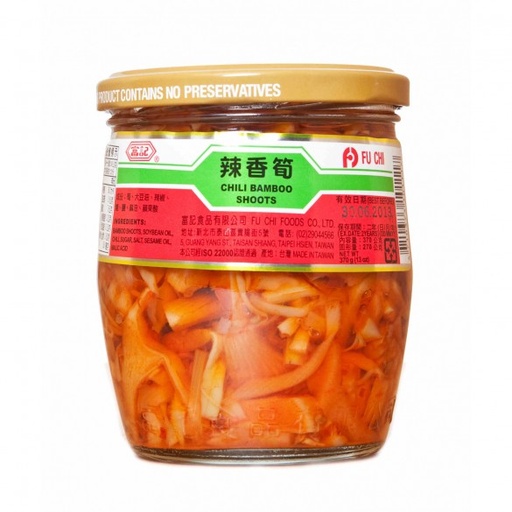 [ORJ107] (Jar) FUCHI Chilli Bamboo Shoots 370g(1+1)
