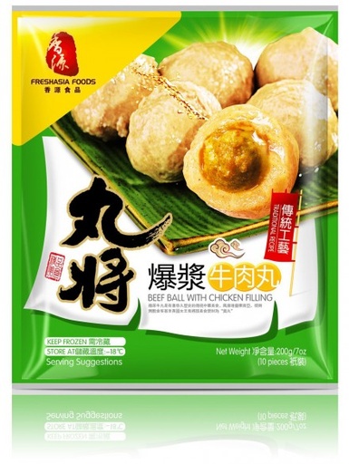 [ORP282] (pack)WJ Beef Balls with Chicken Filling 200g(2+1)