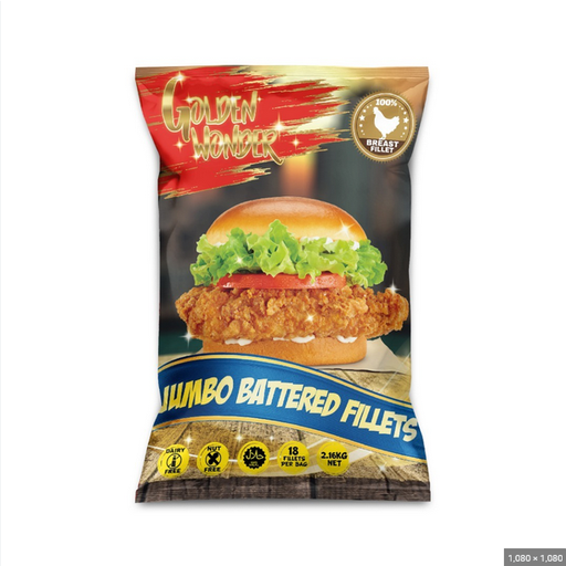 [CN213] Crown Battered Breast Fillet 120gx18