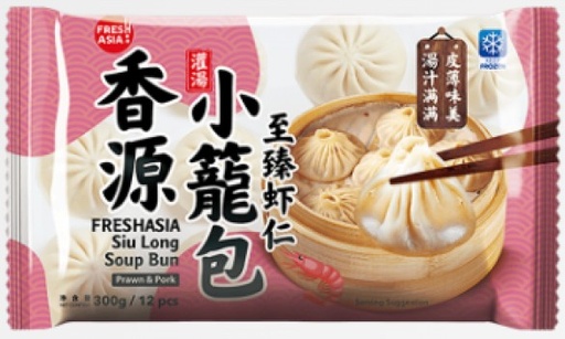 [ORP291] discontinue--(pack)FA Siu Long Soup Bun(Prawn & Pork)