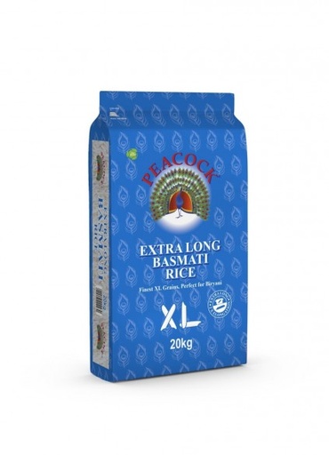 [INR0006] Peacock (1121) Basmati Rice x 20kg