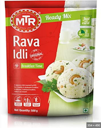 [IN22751] MTR Rava Idli Mix x 500g