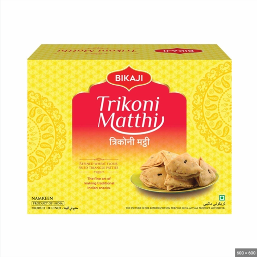 [IN28478] Bikaji trikoni matthi x 400gm