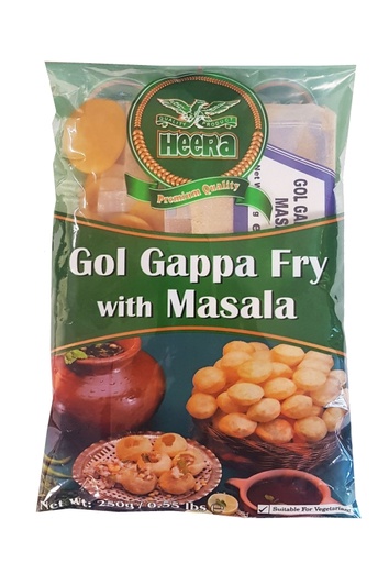 [IND11117] HEERA GOL GAPPA (FRY) + 50g MASALA FREE (9/171) x 250 GMS