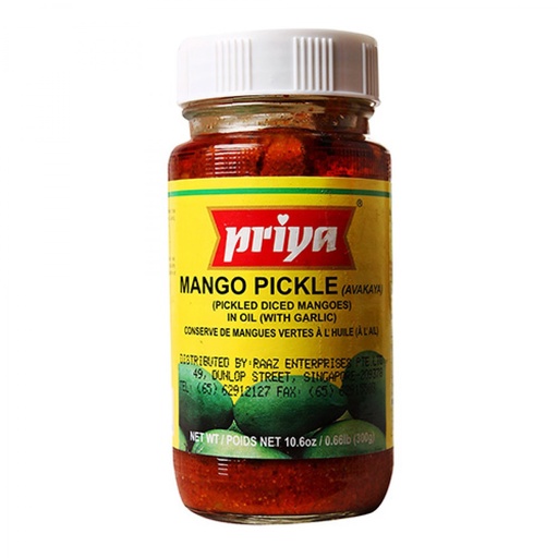 [IND140010] PRIYA MANGO ( Avakaya) PICKLE x 300 GMS