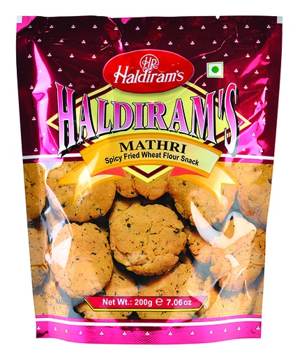 [IND180200] (1+1 Free) HALDIRAM MATHRI x 200 GMS