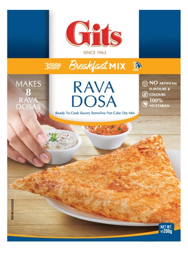 [IND27048] BBE Gits Rava Dosa Mix x 200 GMS