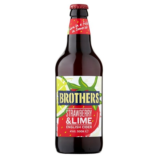 [ALC268933] BROTHERS STRAWBERRY AND LIME BOTTLE 12 x 500ML