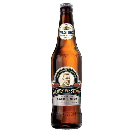 [ALC269177] HENRY WESTONS AGED FINISH CIDER BOTTLE 6.5% 8 x 500ML