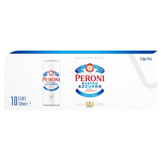 [ALC273236] PERONI NASTRO AZZURRO CAN 10 x 330ML