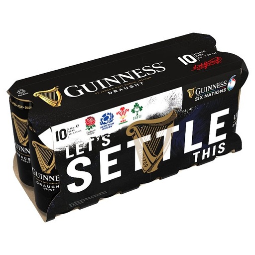 [ALC988546] GUINNESS DRAUGHT CAN 10 x 440ML