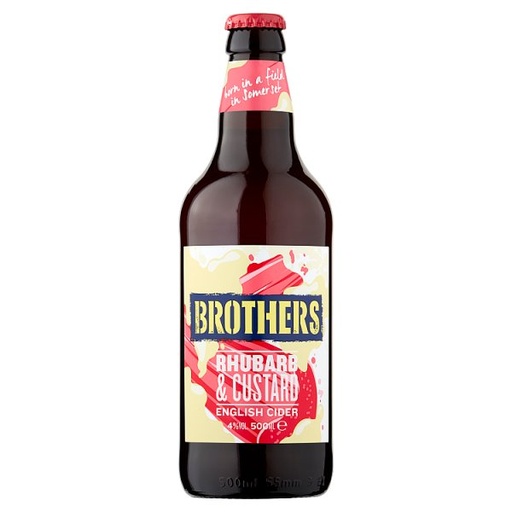 [ALC992435] BROTHERS RHUBARB AND CUSTARD BOTTLE 12 x 500ML
