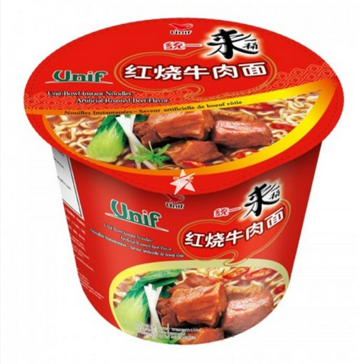 [ORR371] Unif Bowl Instant Noodles-Roasted Beef Flavor12x110g